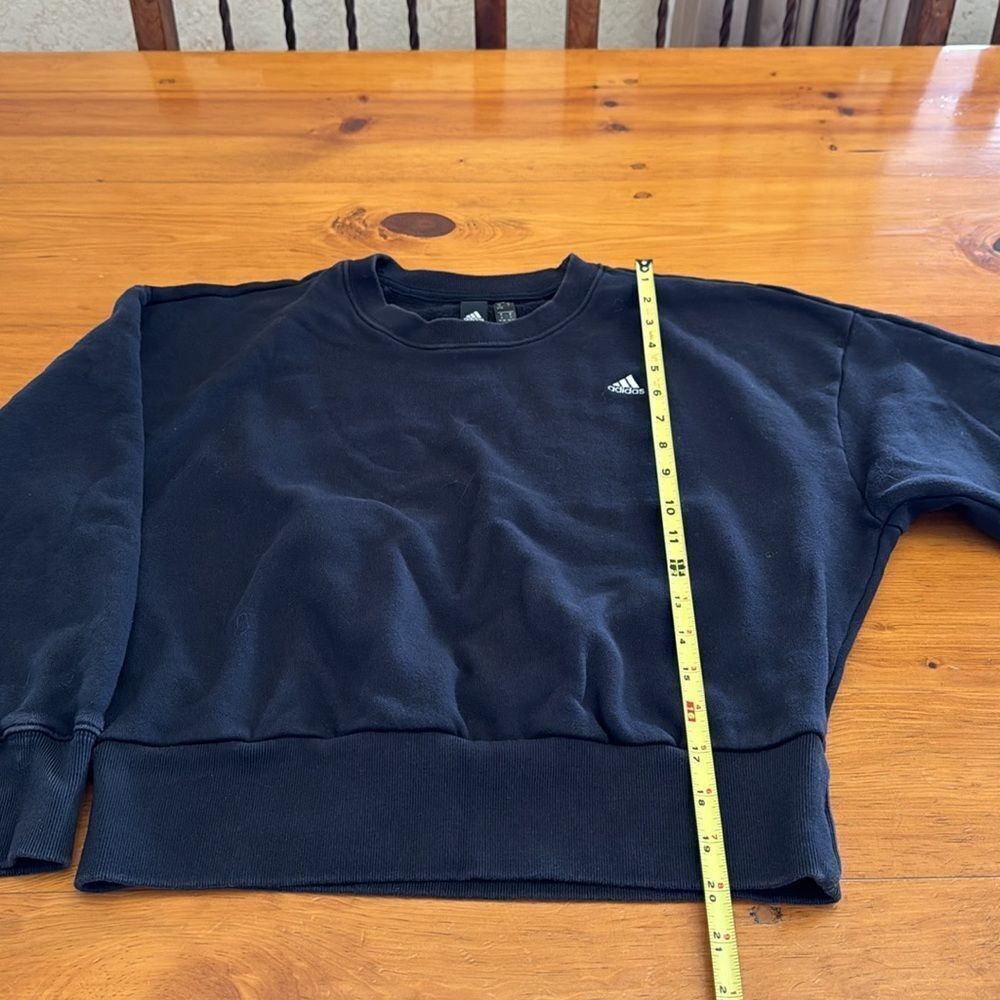 Adidas Black Seasonal Stadium Crewneck Sweatshirt - Picture 12 of 12